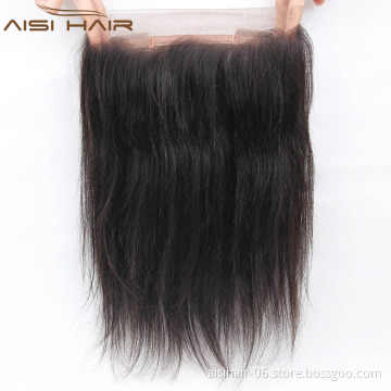 Aisi Hair Top Quality 9A Grade Brazilian Human Hair 360 Lace Frontal Closure for Black Women